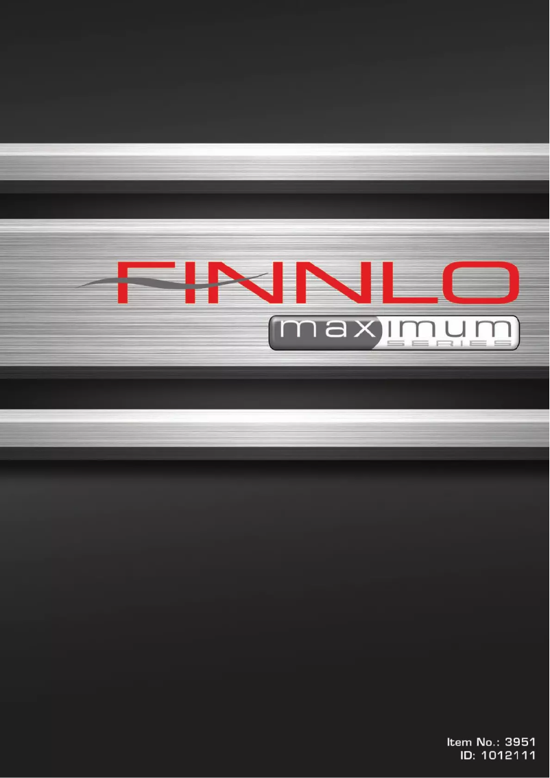 Página 1 del manual Manual de usuario Finnlo Maximum 3951