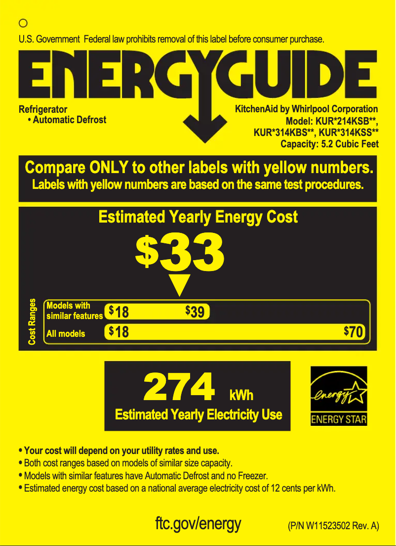 Imagen de la primera página del manual del dispositivo KURR314KBS