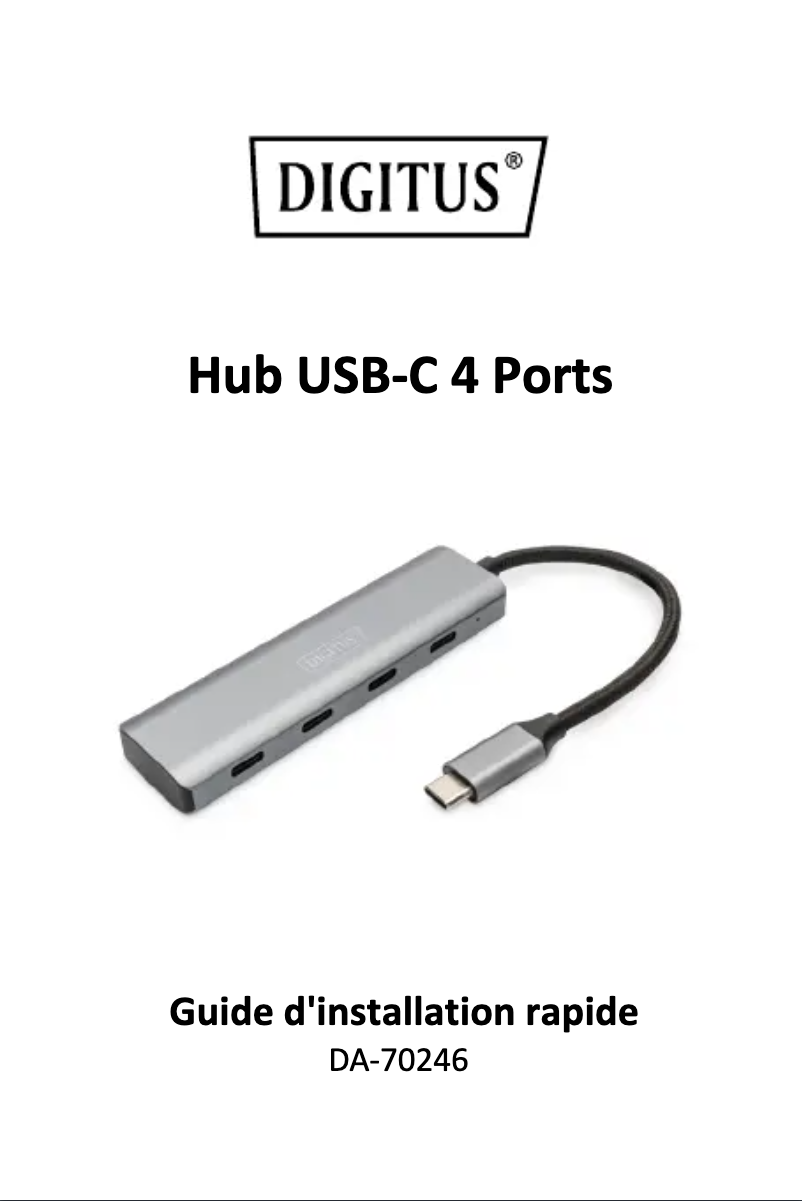 Imagen de la primera página del manual del dispositivo DA-70246