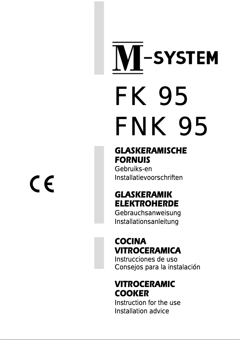 Imagen de la primera página del manual del dispositivo FK-95