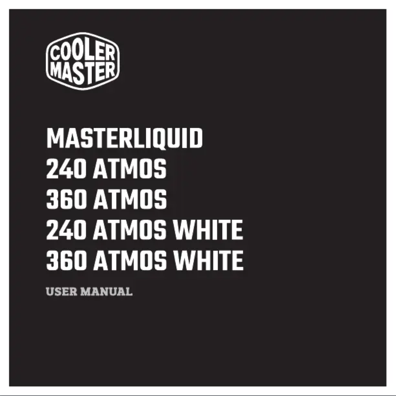 Página 1 del manual Manual de usuario Cooler Master MasterLiquid 360 ATMOS