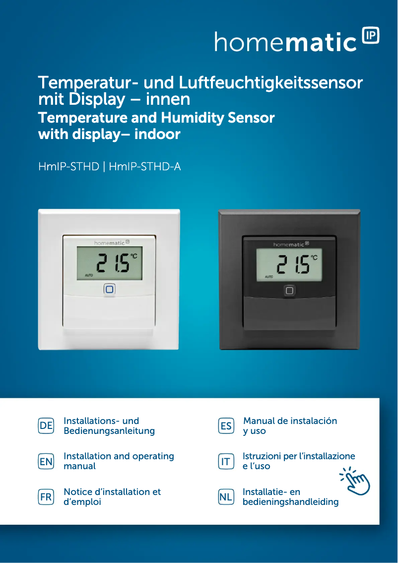 Página 1 del manual Manual de usuario Homematic IP HmIP-STHD