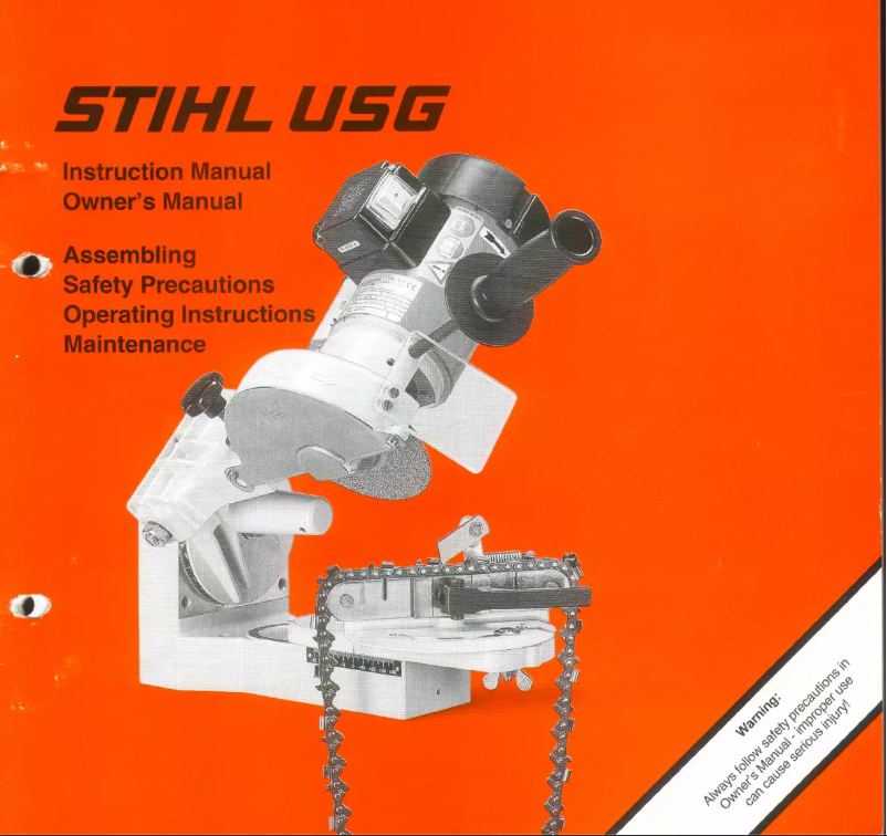 Página 1 del manual Manual de usuario Stihl USG