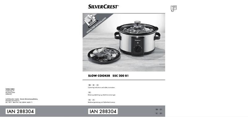 Página 1 del manual Manual de usuario SilverCrest SSC 200 B1