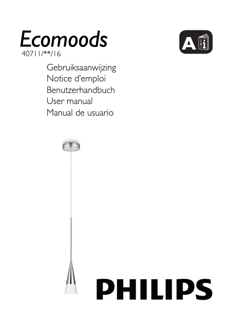 Imagen de la primera página del manual del dispositivo Ecomoods 407113116
