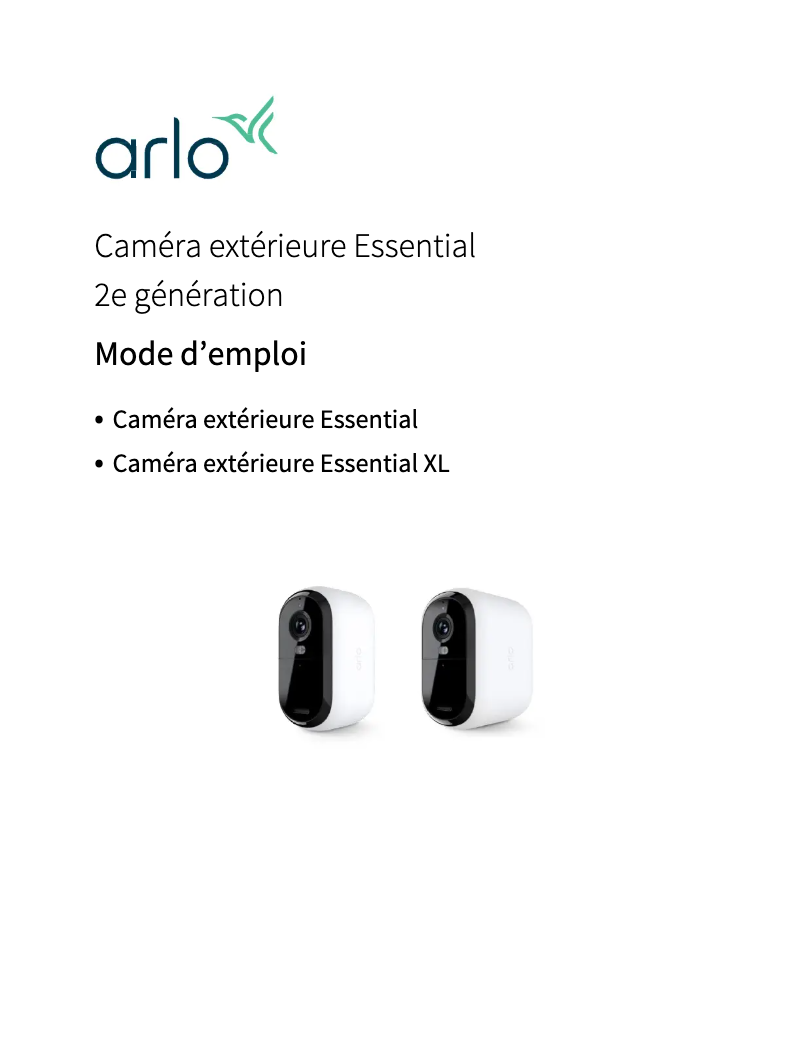 Página nº 1 - Manual de usuario Arlo Essential 2K