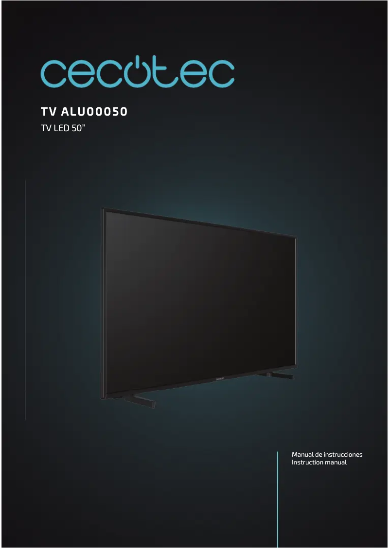 Imagen de la primera página del manual del dispositivo ALU00050