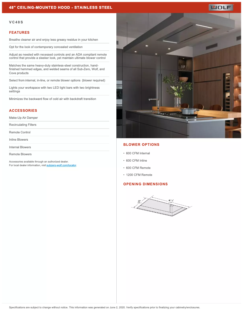 Imagen de la primera página del manual del dispositivo VC48S