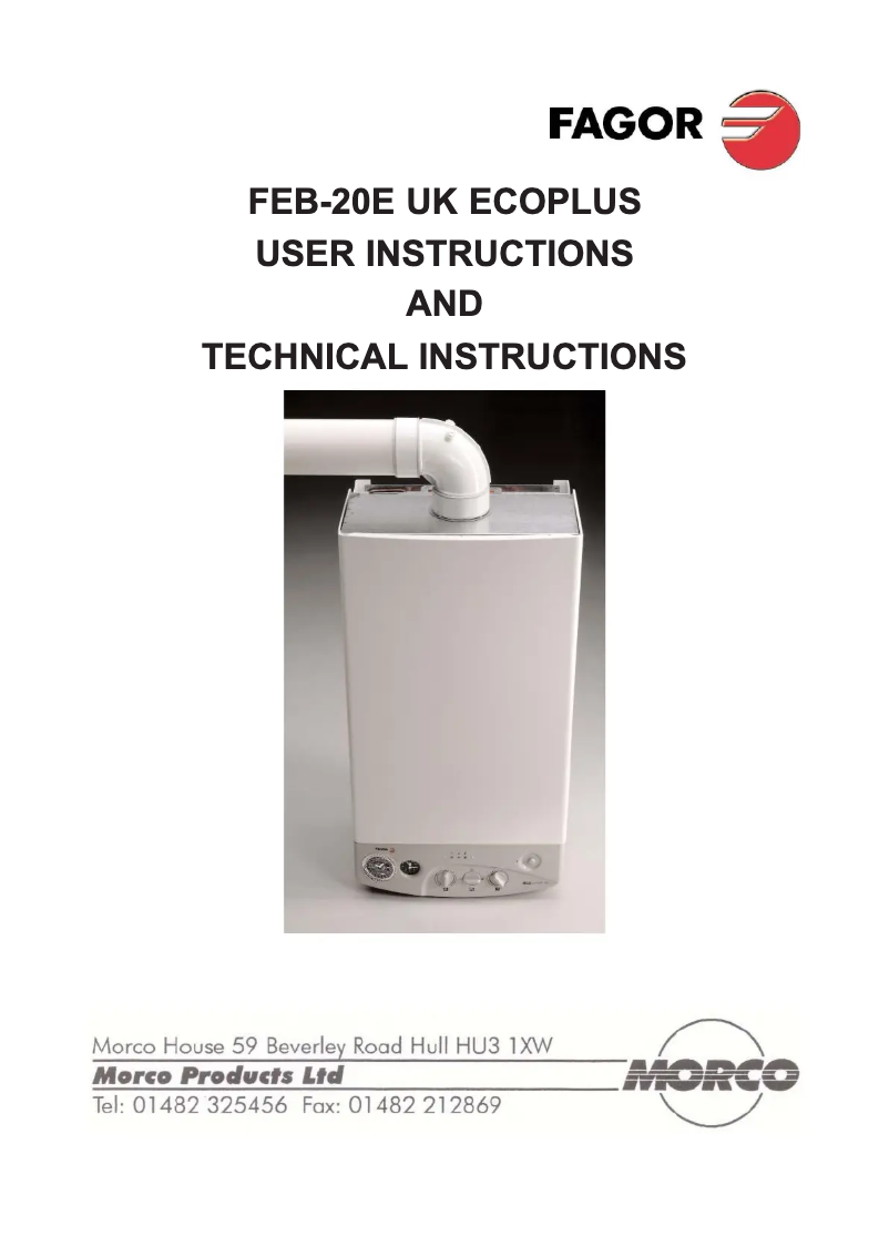 Imagen de la primera página del manual del dispositivo FEB-20E