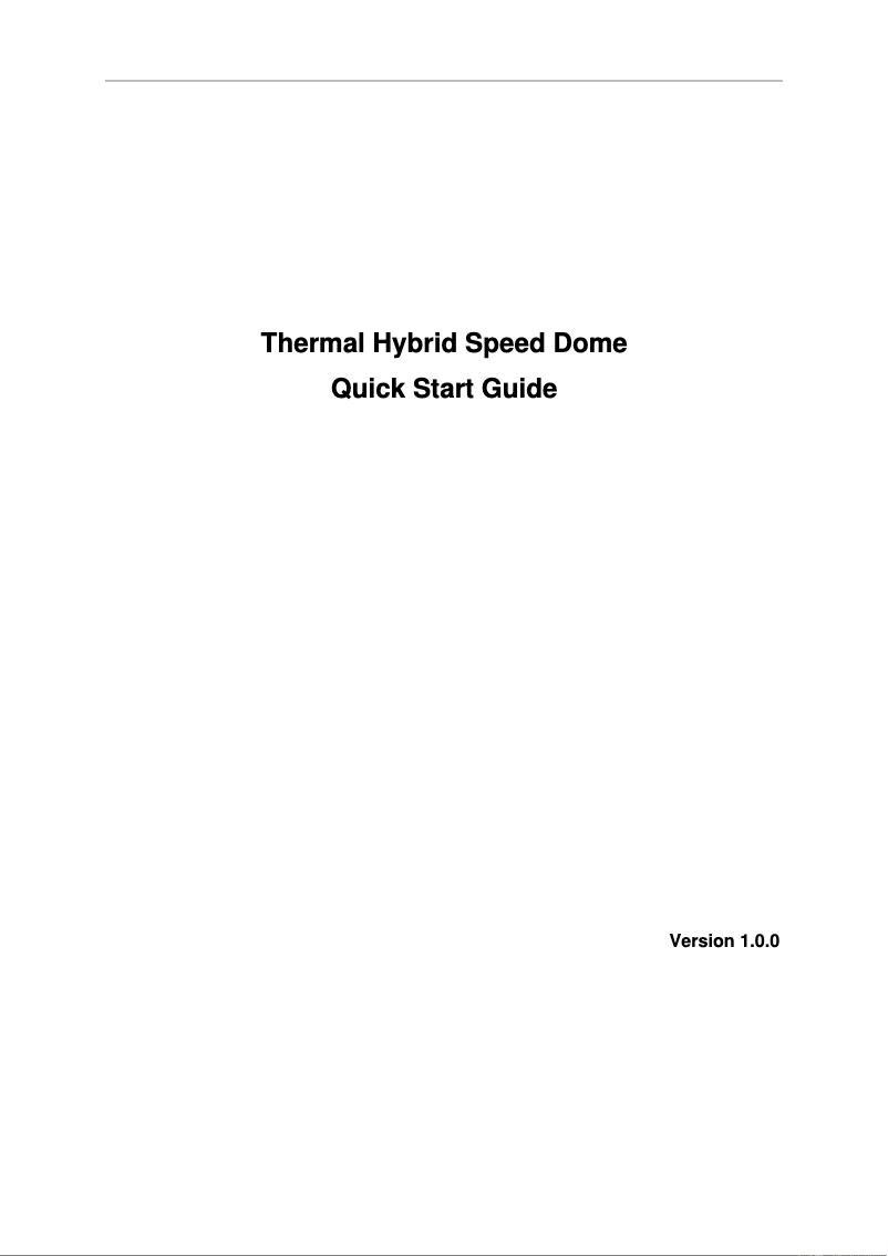 Página 1 del manual Manual de usuario Dahua Technology DH-TPC-SD8420N-B50Z30