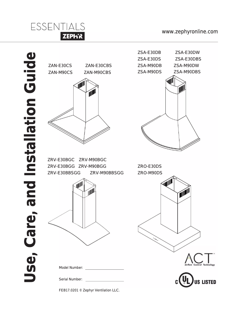 Imagen de la primera página del manual del dispositivo ZRO-E30DS