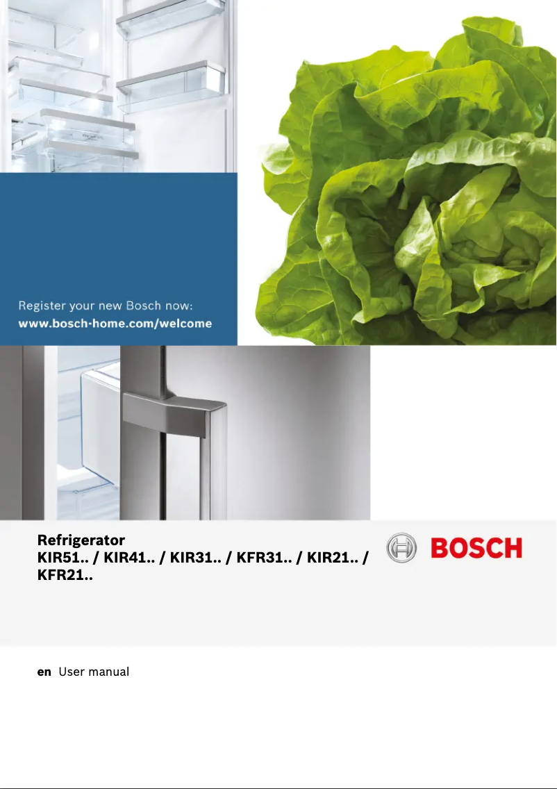 Página nº 1 - Manual de usuario Bosch KIR41AD30G