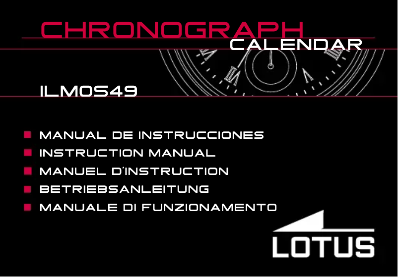 Página 1 del manual Manual de usuario Lotus ILMOS49