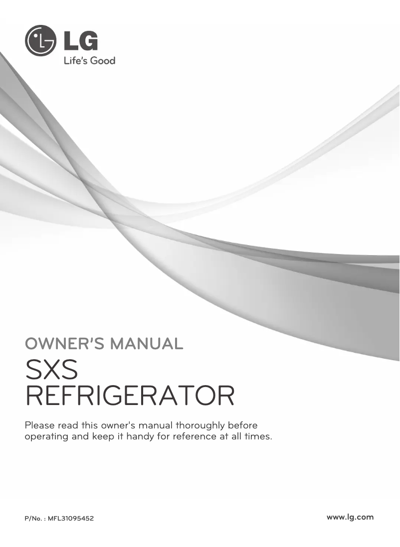 Página nº 1 - Manual de usuario LG GR-B257SBJ