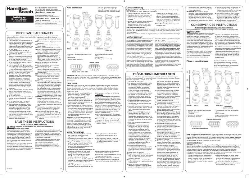 Imagen de la primera página del manual del dispositivo Power Elite 58175