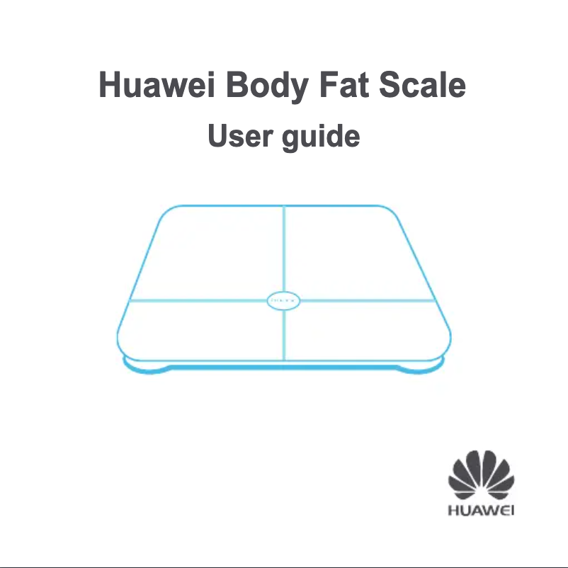 Página nº 1 - Manual de usuario Huawei Body Fat Scale AH100