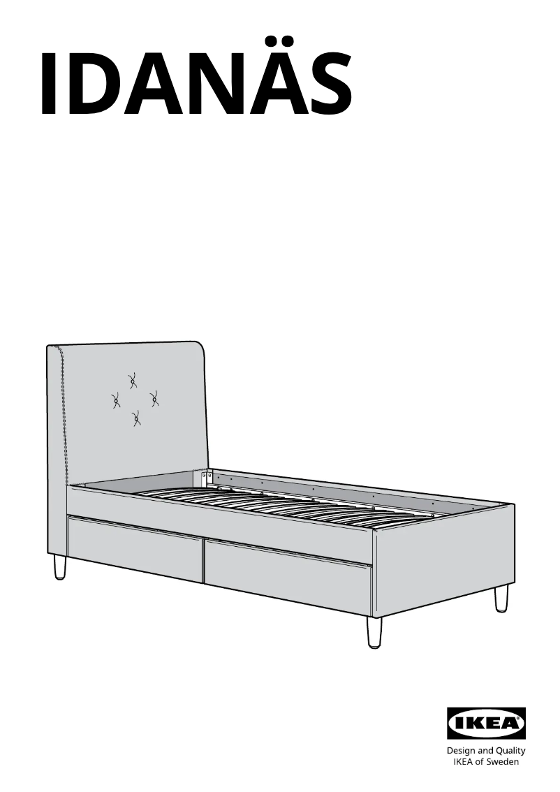 Página 1 del manual Manual de usuario Ikea IDANÄS 405.141.25