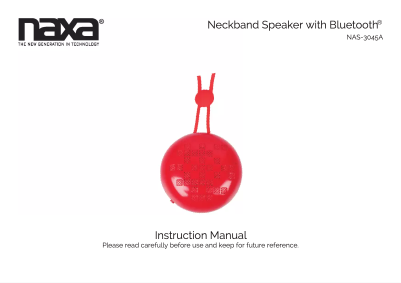 Página 1 del manual Manual de usuario Naxa NAS-3045