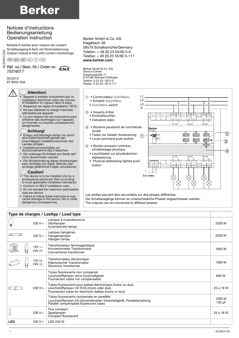 Imagen de la primera página del manual del dispositivo 75316017