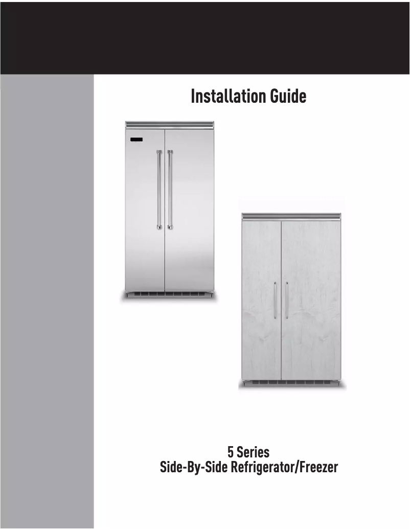 Imagen de la primera página del manual del dispositivo VCSB5423