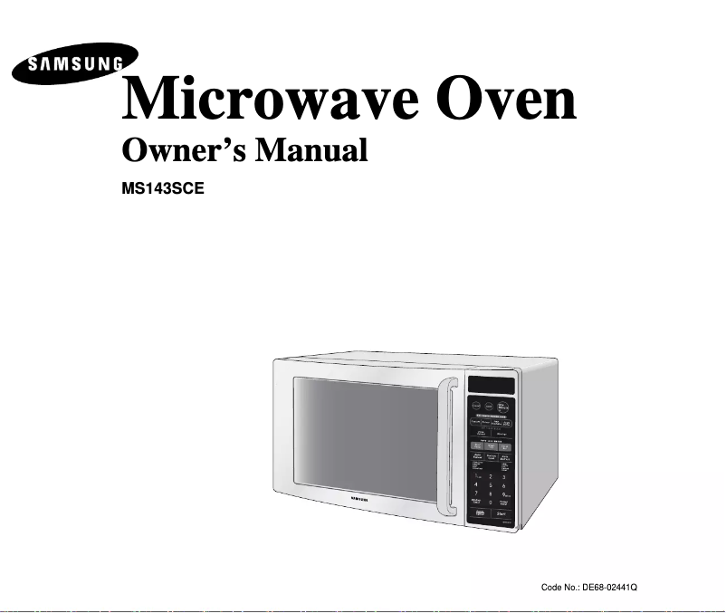 Imagen de la primera página del manual del dispositivo MS143SCE