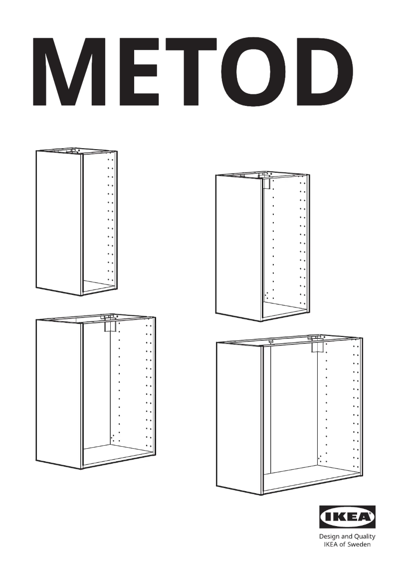 Página 1 del manual Manual de usuario Ikea METOD 204.171.49