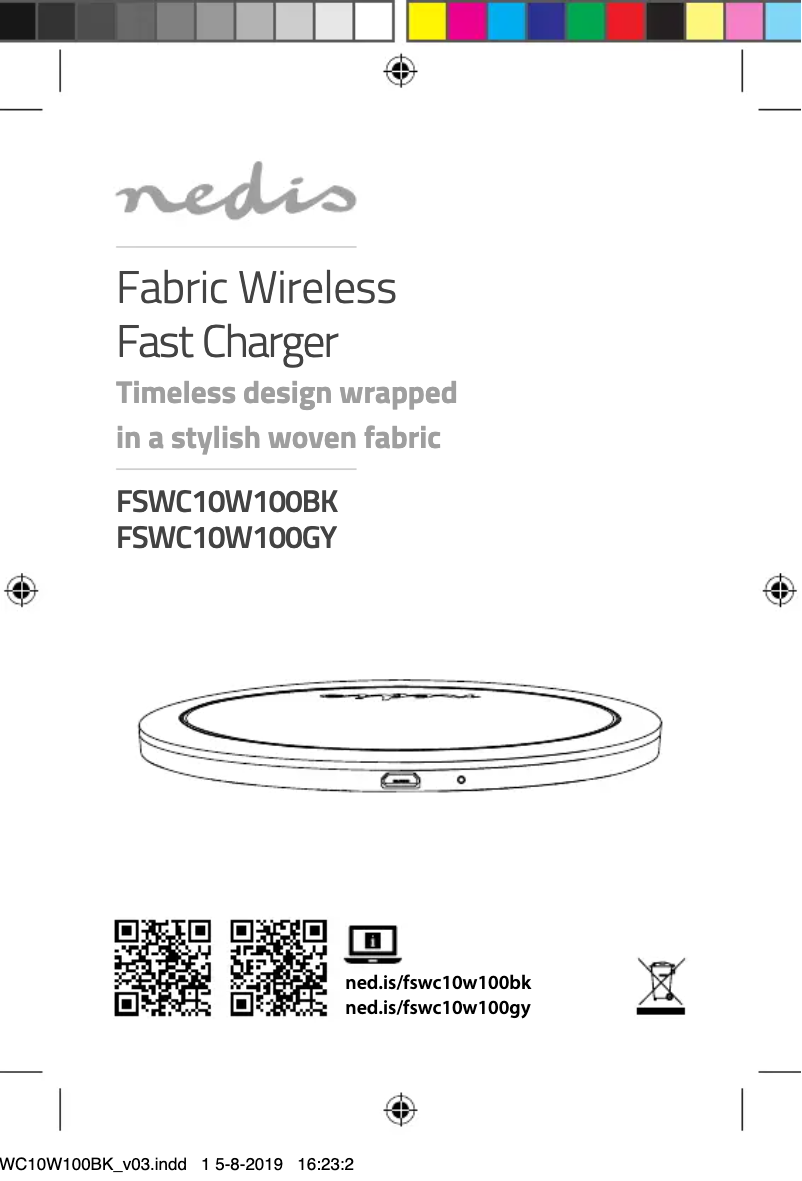 Imagen de la primera página del manual del dispositivo FSWC10W100GY