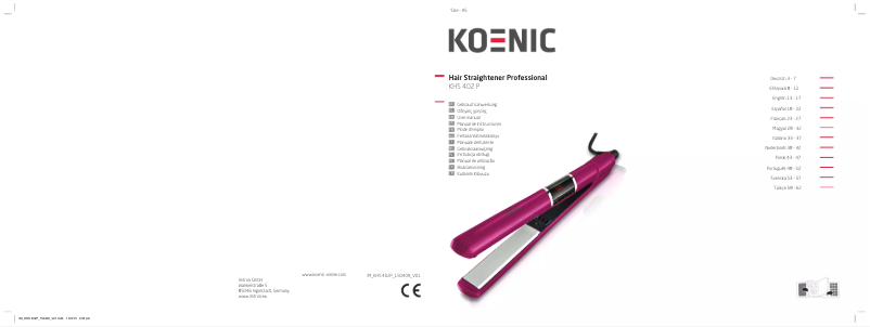Página nº 1 - Manual de usuario Koenic KHS 402 P