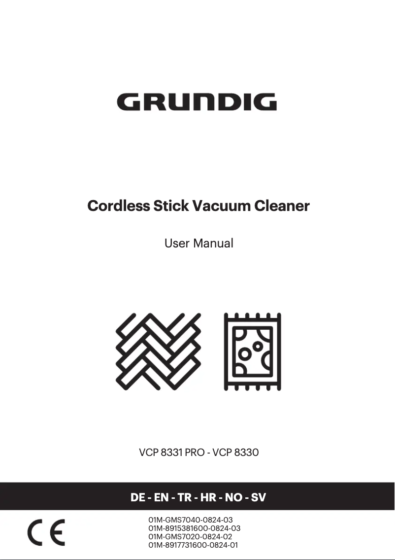 Imagen de la primera página del manual del dispositivo VCP 8330