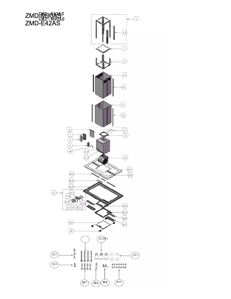 Página 1 del manual Manual de instrucciones Zephyr ZMDM90AS