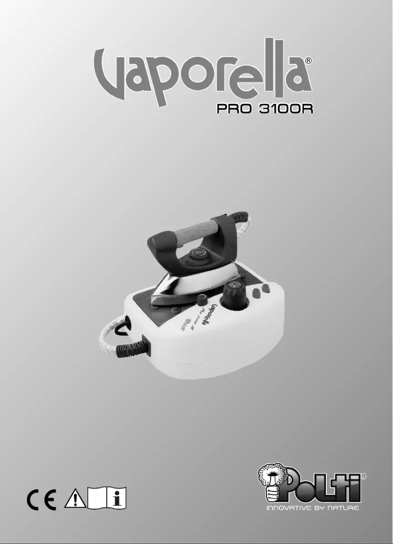 Imagen de la primera página del manual del dispositivo Vaporella Pro 3100 R