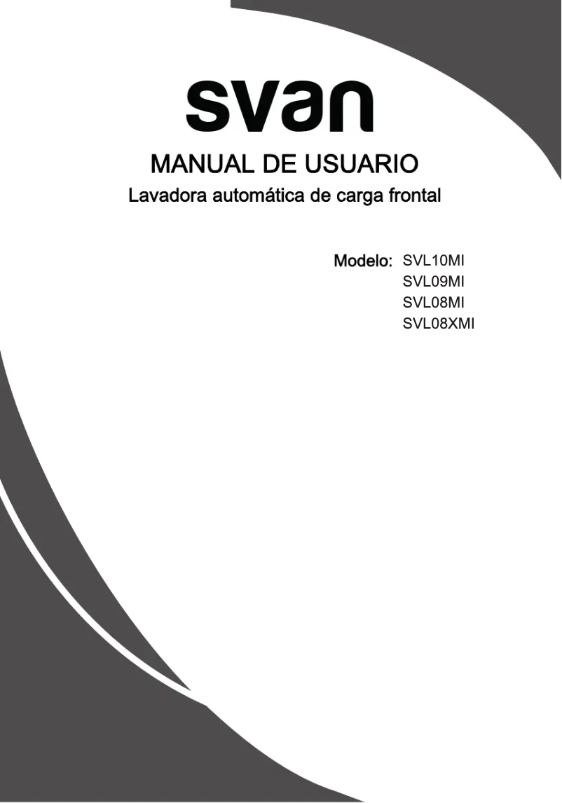 Imagen de la primera página del manual del dispositivo SVL09MI