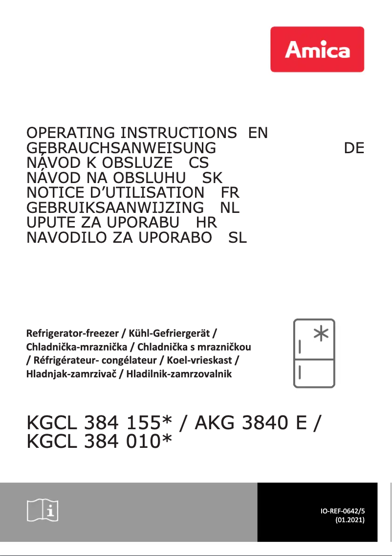 Página nº 1 - Manual de usuario Amica KGCL 384 010 W