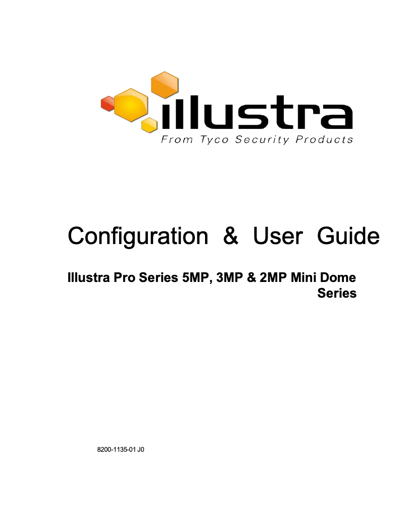Imagen de la primera página del manual del dispositivo Illustra Pro IPS02D2OCBTT