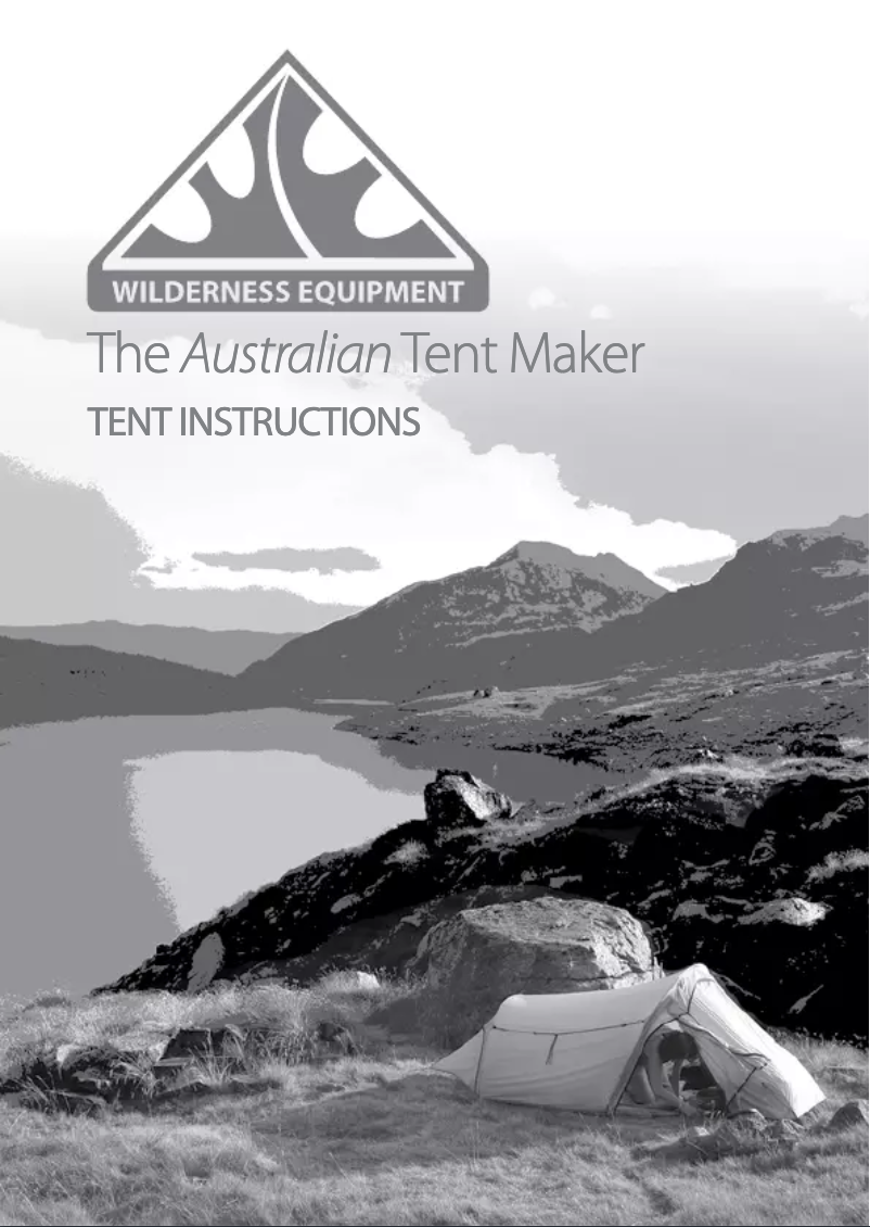 Página nº 1 - Manual de usuario Wilderness Equipment Tectite 4 UL