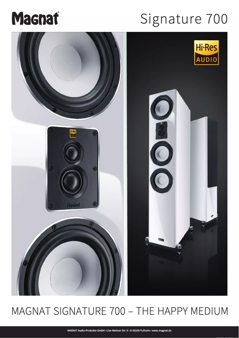 Página nº 1 - Ficha técnica Magnat Signature Sub 730A