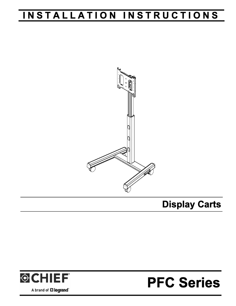 Imagen de la primera página del manual del dispositivo PFC2000S