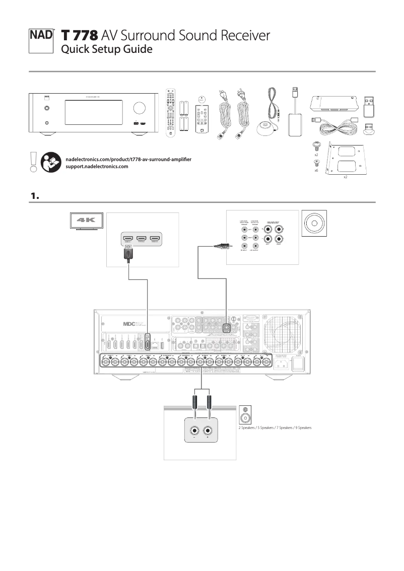 Imagen de la primera página del manual del dispositivo T 778