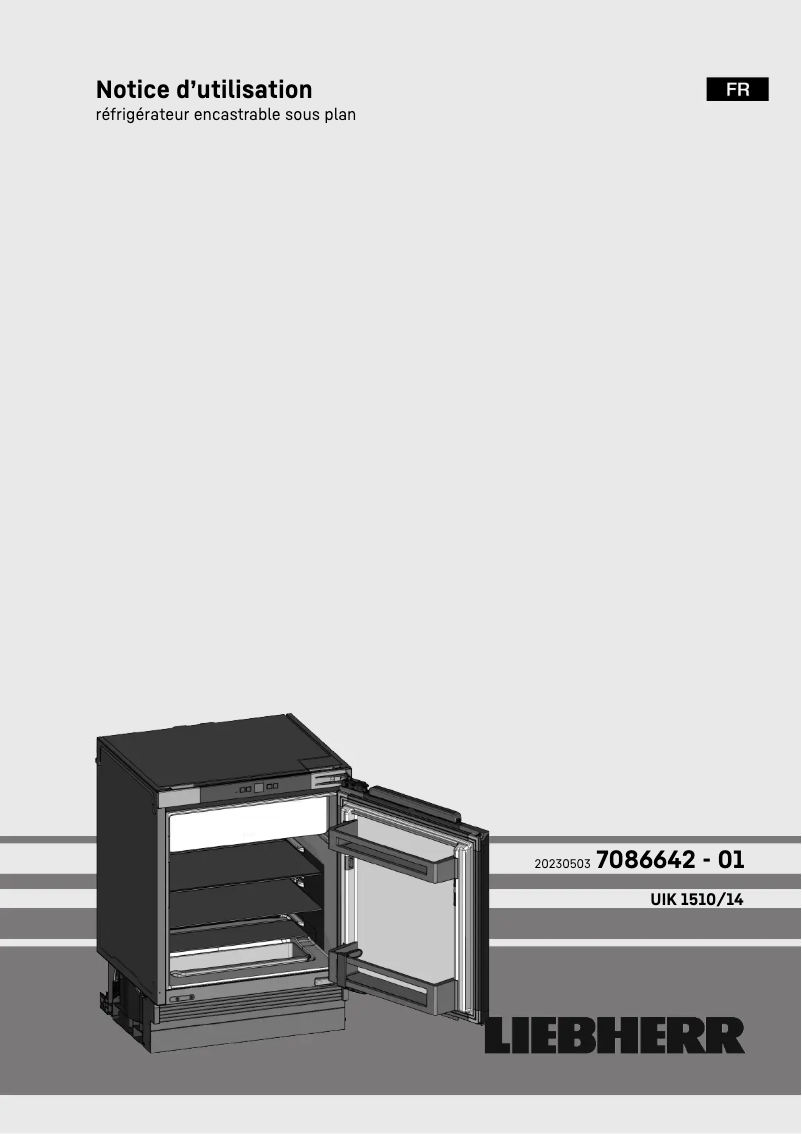 Imagen de la primera página del manual del dispositivo UIK 1510
