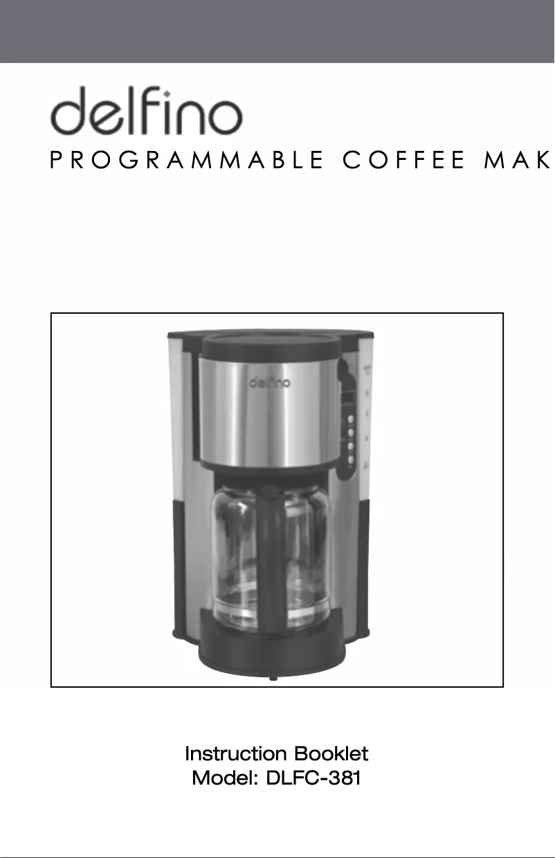 Página 1 del manual Manual de usuario Toastess Delfino DLFC-381