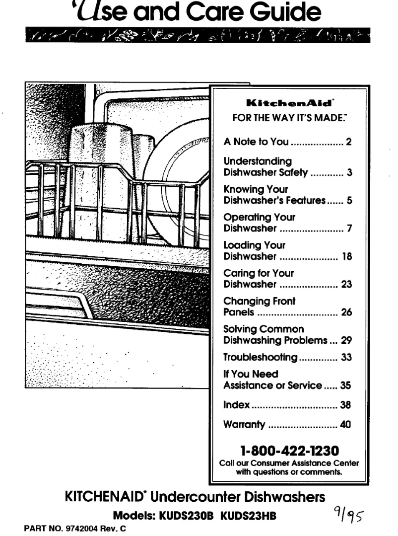 Imagen de la primera página del manual del dispositivo KUDS230B0