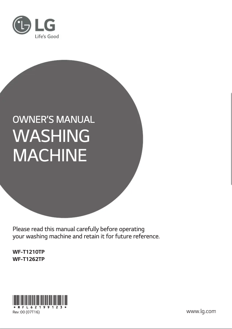Imagen de la primera página del manual del dispositivo WF-T1210TP