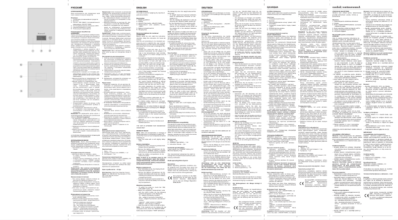 Página nº 1 - Manual de usuario Maxwell MW-1458