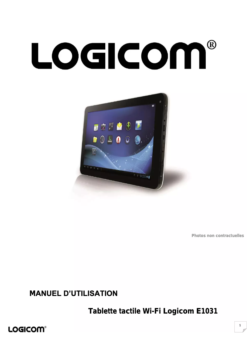 Imagen de la primera página del manual del dispositivo E1031