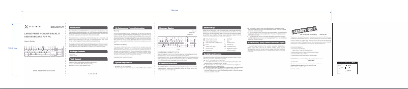 Imagen de la primera página del manual del dispositivo X9BLKEYLP7