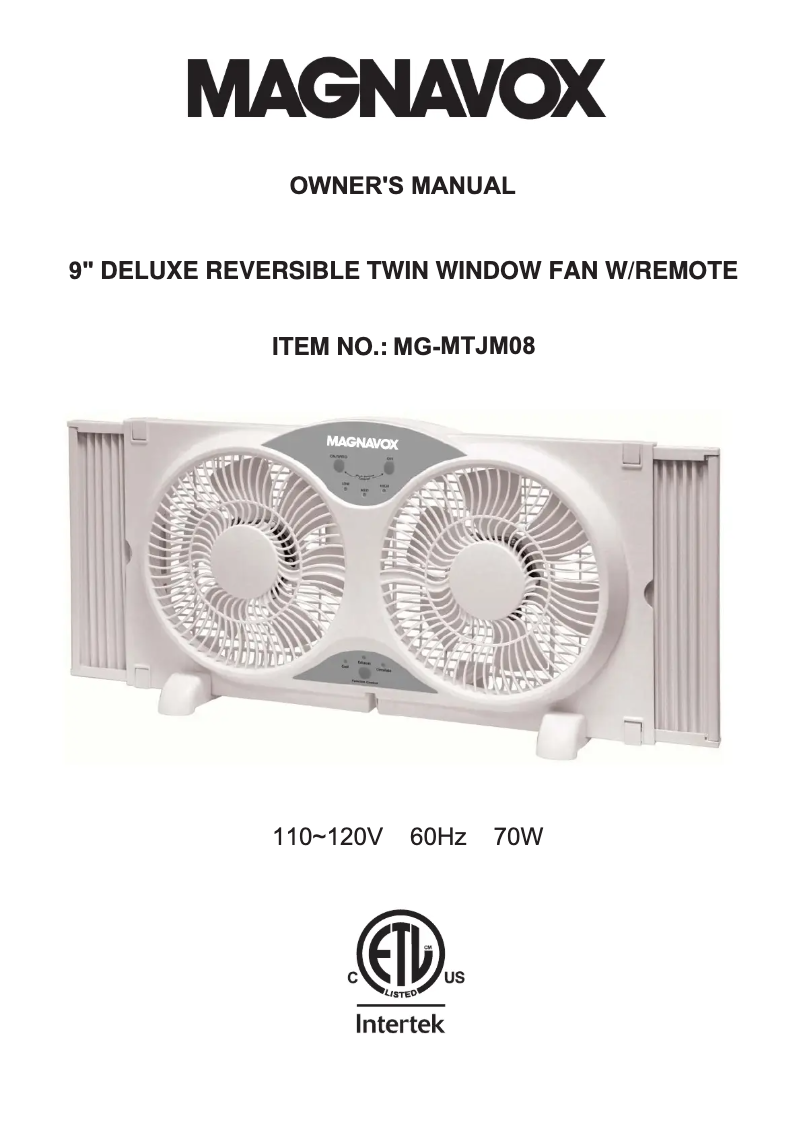 Imagen de la primera página del manual del dispositivo MG-MTJM08