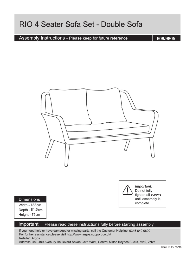 Página 1 del manual Manual de usuario Heart of House Rio