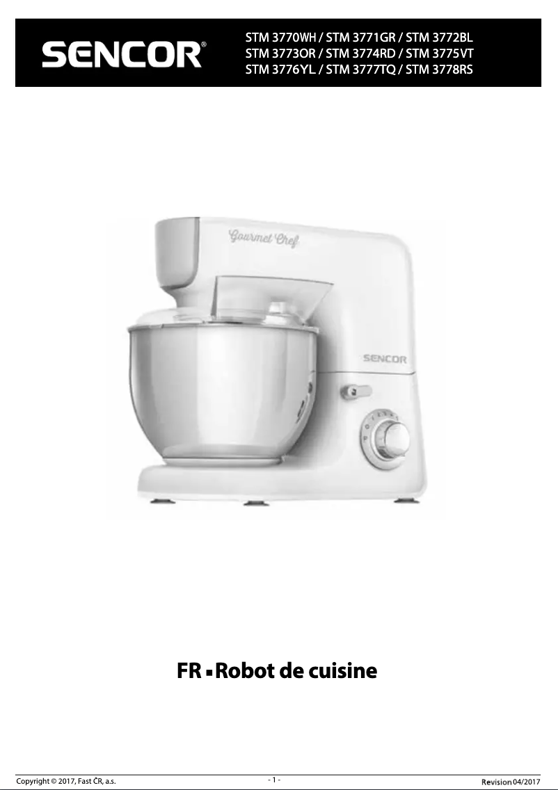 Página nº 1 - Manual de usuario Sencor STM 3774RD