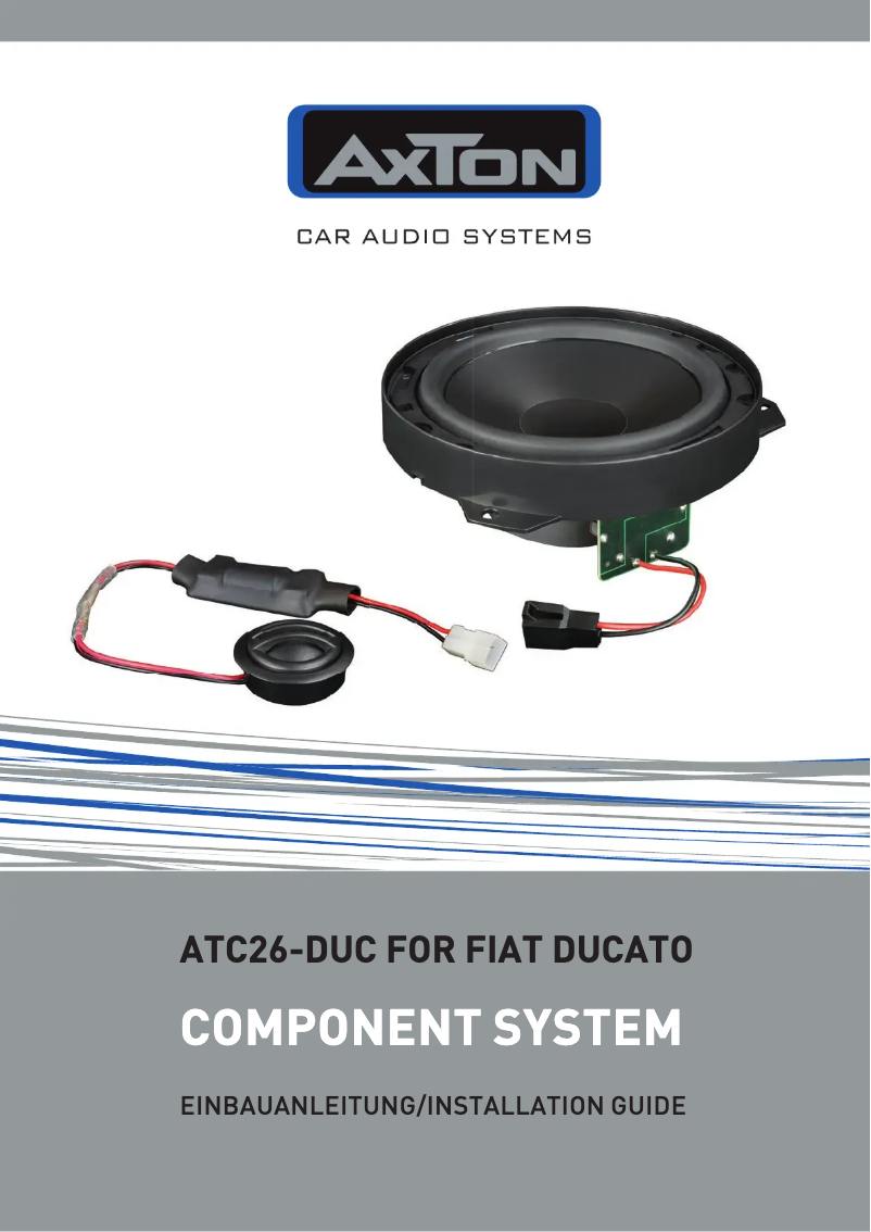 Imagen de la primera página del manual del dispositivo ATC26-DUC