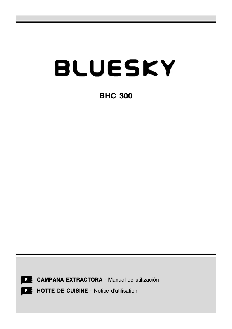 Imagen de la primera página del manual del dispositivo BHC 300 N